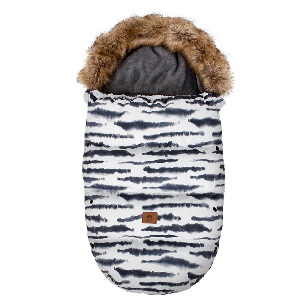 Baby Sleeping Bags -  Winter Thick Fur Collar