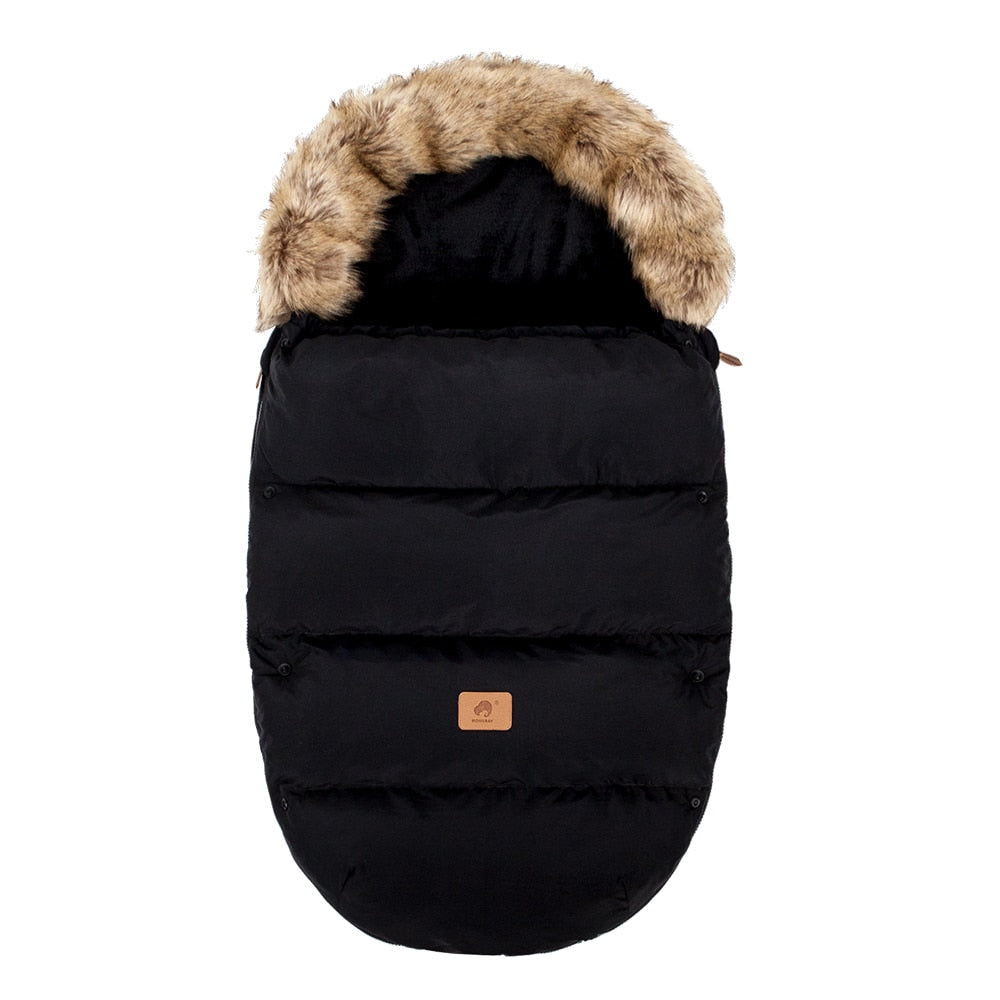 Baby Sleeping Bags -  Winter Thick Fur Collar