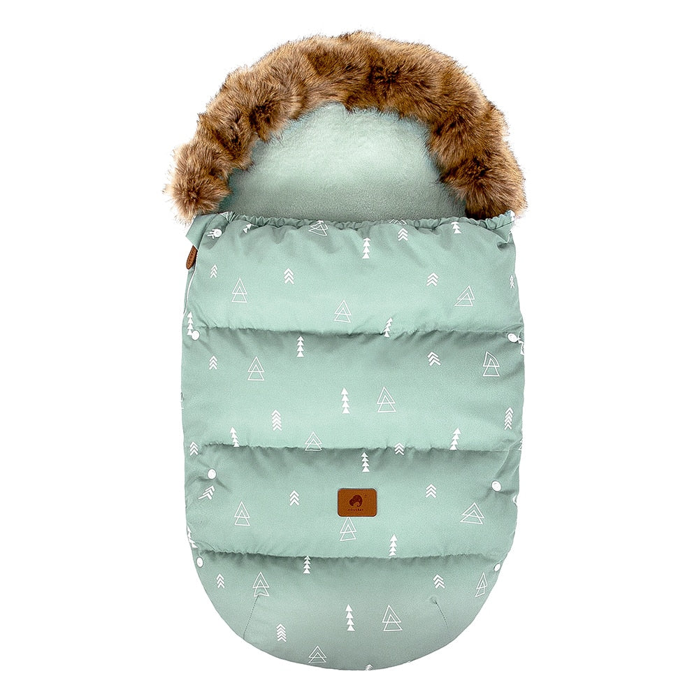 Baby Sleeping Bags -  Winter Thick Fur Collar