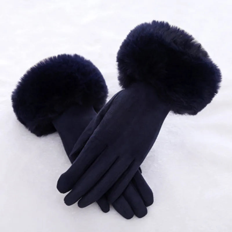 Glove - Fashion Warm Suede Leather