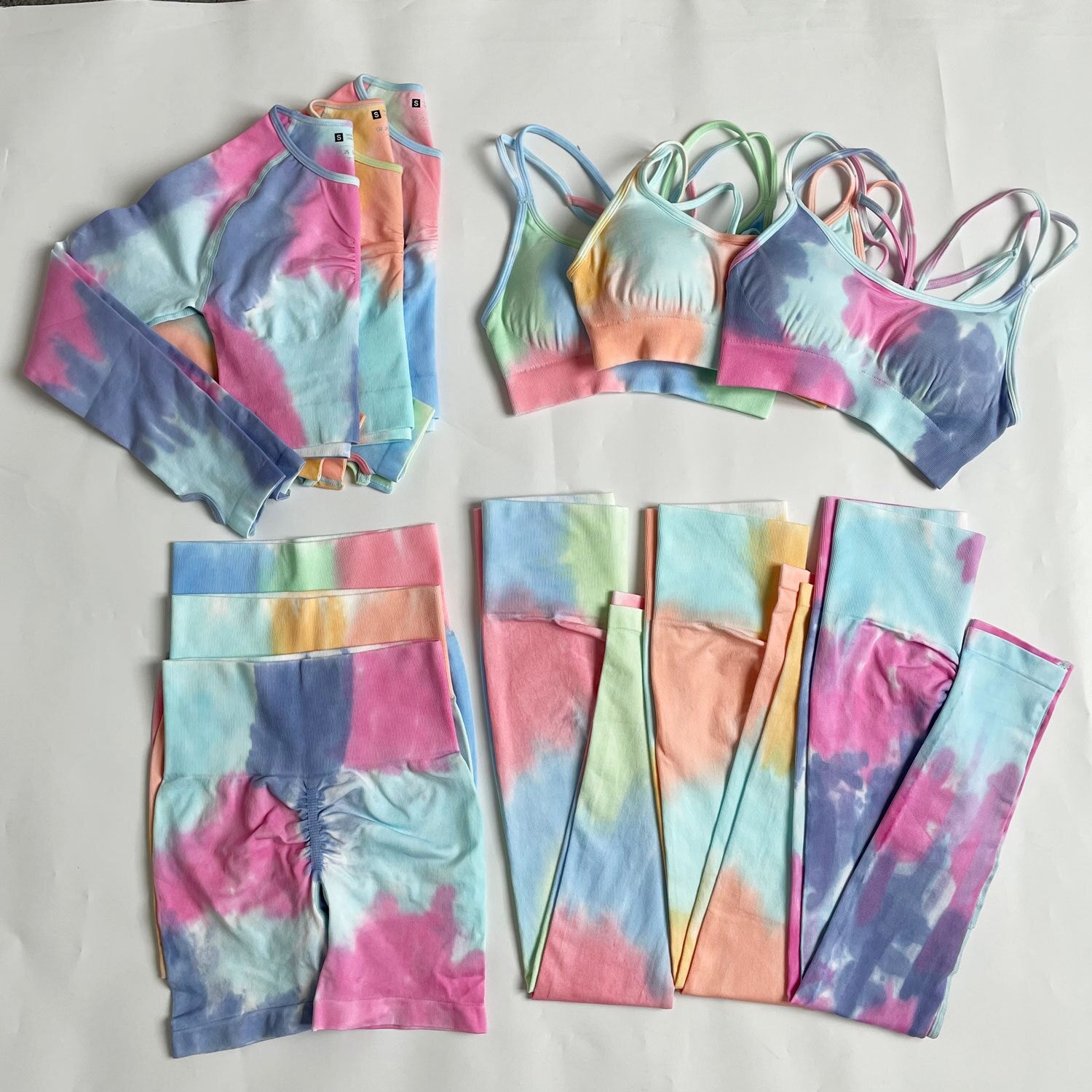 Tie Dye Sportswear Yoga Set