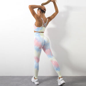 Tie Dye Sportswear Yoga Set