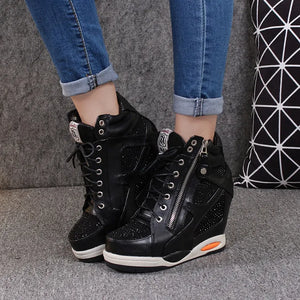 Shoes - Sneakers With Platform Woman Shoes