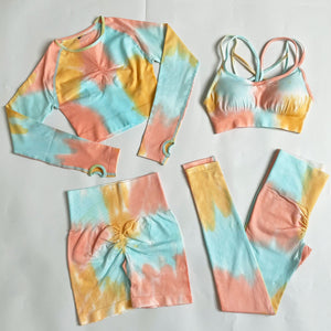 Tie Dye Sportswear Yoga Set