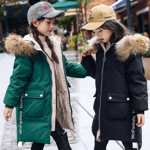 Coat -  Warm Jackets Fashion Fur Hooded