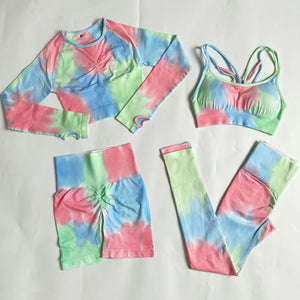 Tie Dye Sportswear Yoga Set