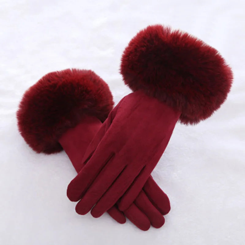 Glove - Fashion Warm Suede Leather