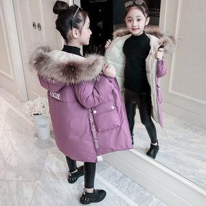 Coat -  Warm Jackets Fashion Fur Hooded