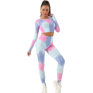 Tie Dye Sportswear Yoga Set