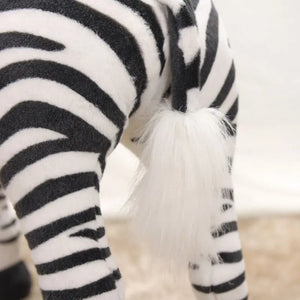 Zebra - Soft Stuffed Realistic Zebra