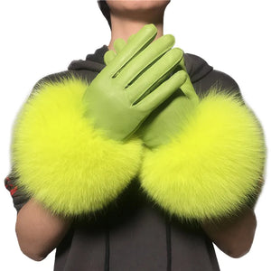 Glove - Fox Fur Luxury Style Warm Gloves