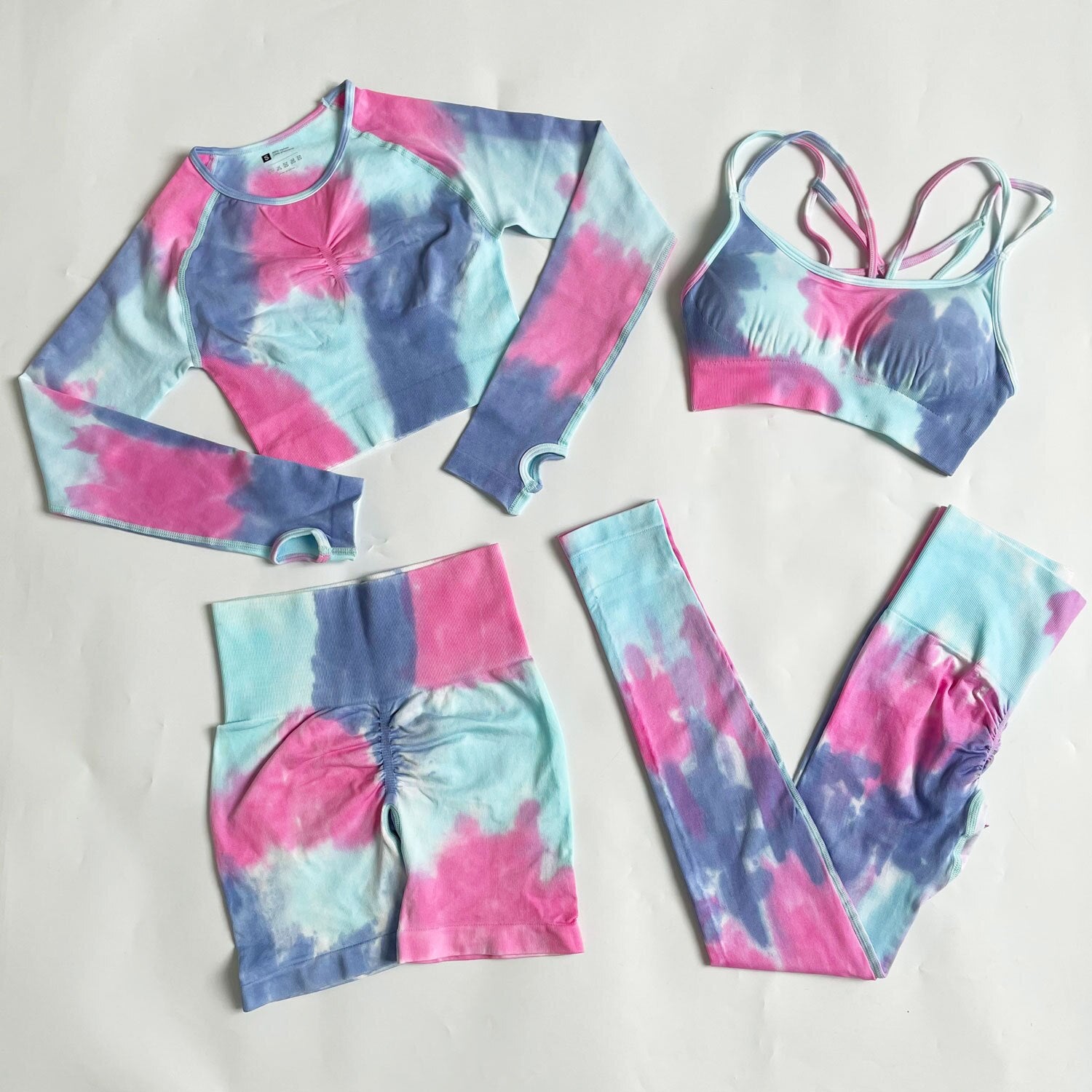 Tie Dye Sportswear Yoga Set