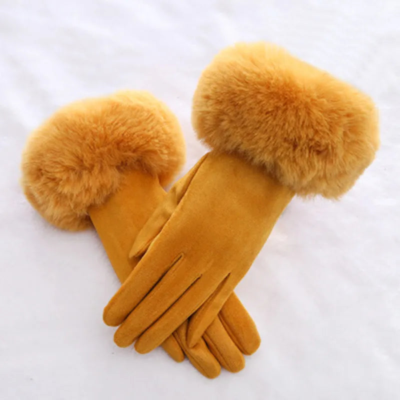 Glove - Fashion Warm Suede Leather