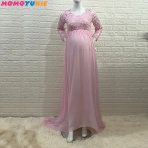 Dress -  What A Cutie Pregnancy Maxi Gown