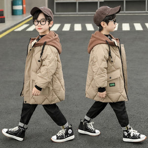 Coat - Children Winter Cotton Jacket Boy