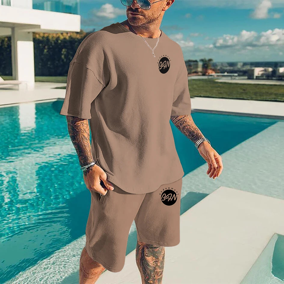 Men -  Casual Oversized Comfortable Short Suit