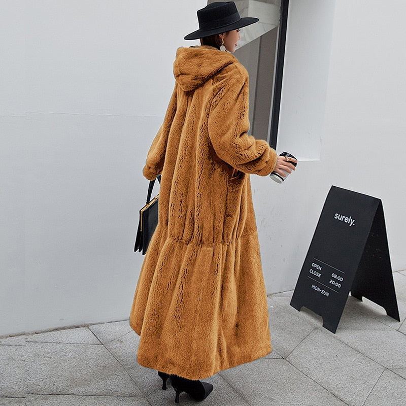 Coat - Winter Leopard Fur Jacket