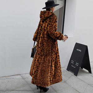 Coat - Winter Leopard Fur Jacket