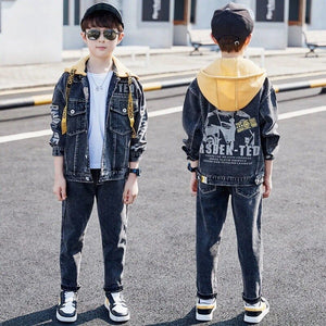 Sweat Suit - Coat + Pants Cotton 2Pcs/Sets