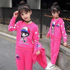 Sweat Suit - Clothing Set For Girls