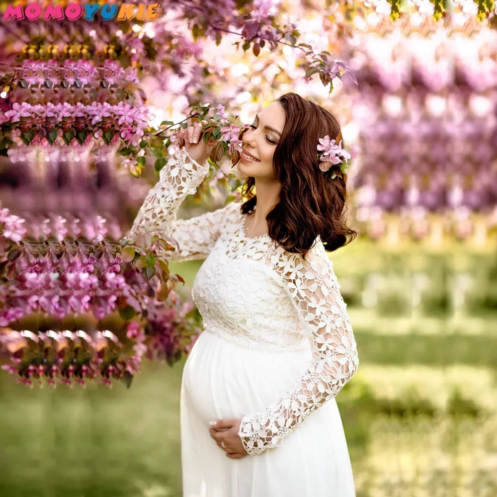 Dress -  What A Cutie Pregnancy Maxi Gown