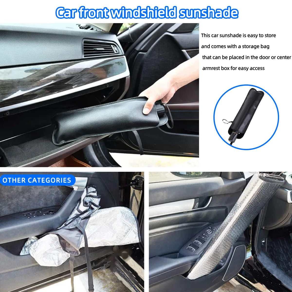 Interior Windshield Protection Front Windscreen Cover