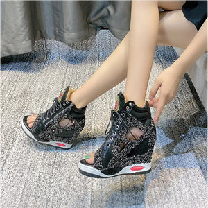 Shoes - Sneakers With Platform Woman Shoes