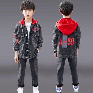 Sweat Suit - Coat + Pants Cotton 2Pcs/Sets