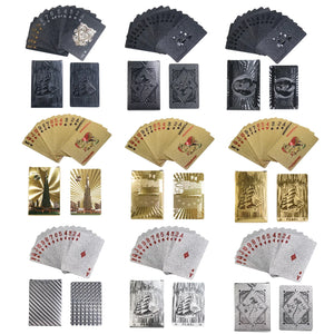 Cards - Gray Foil Poker Playing Cards