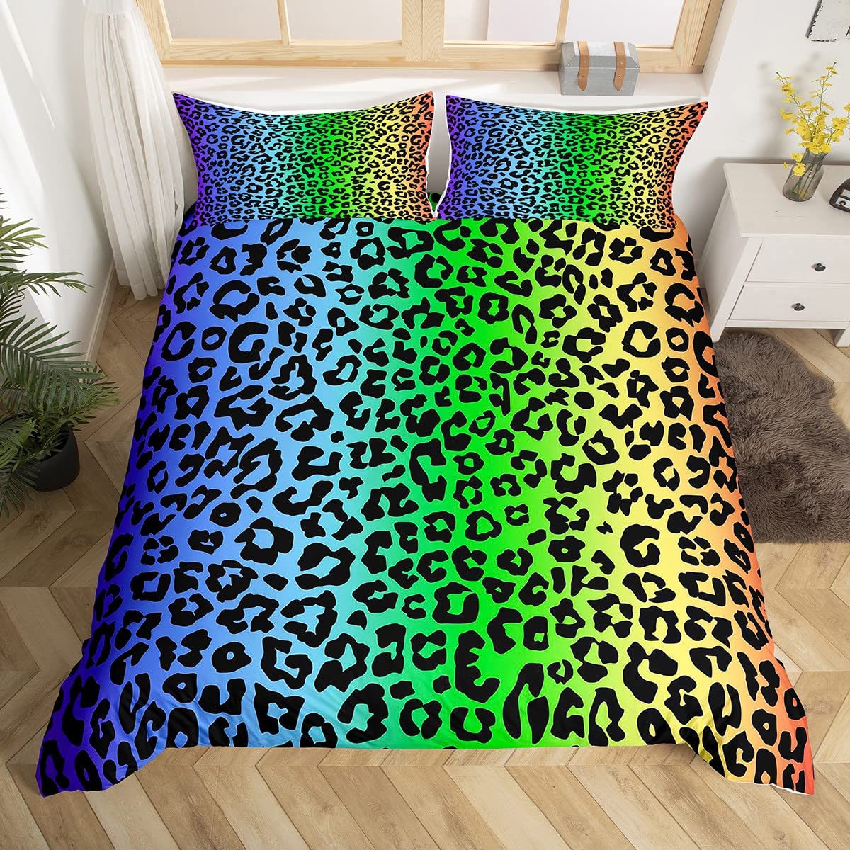 Leopard Print Bedding Set