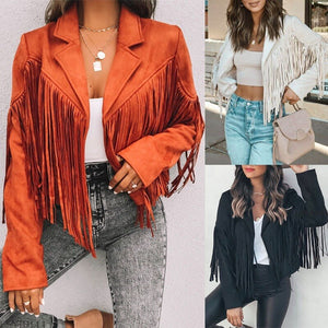 Jacket - Suede  Indie Folk Tassel Jacket