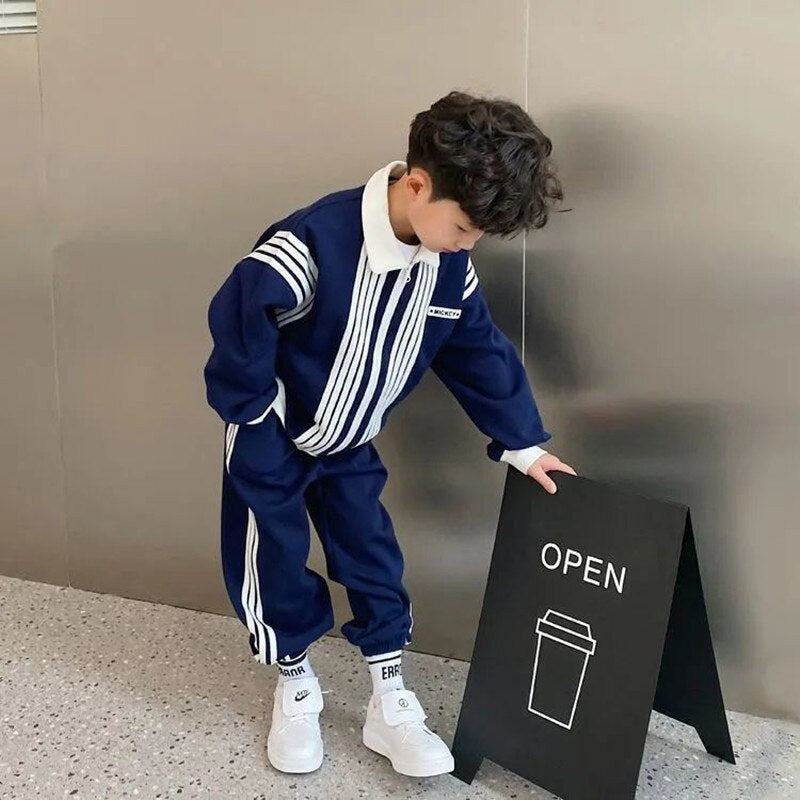 Sweat Suit -  Fashion Children Boy Clothing Set