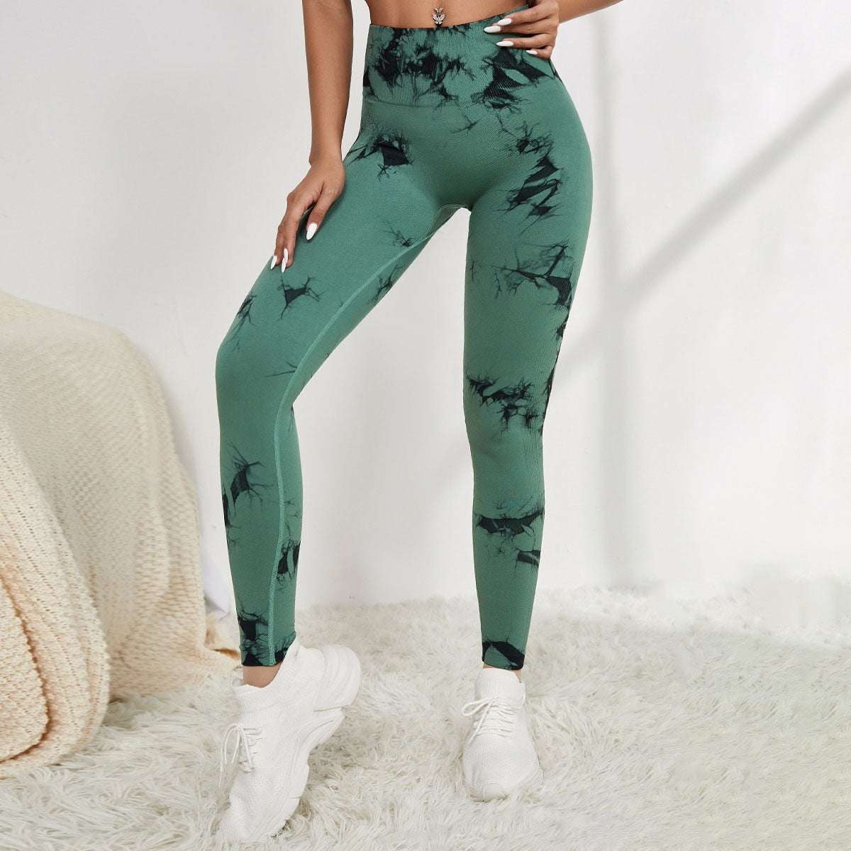 Leggings - Seamless Tie Dye Leggings