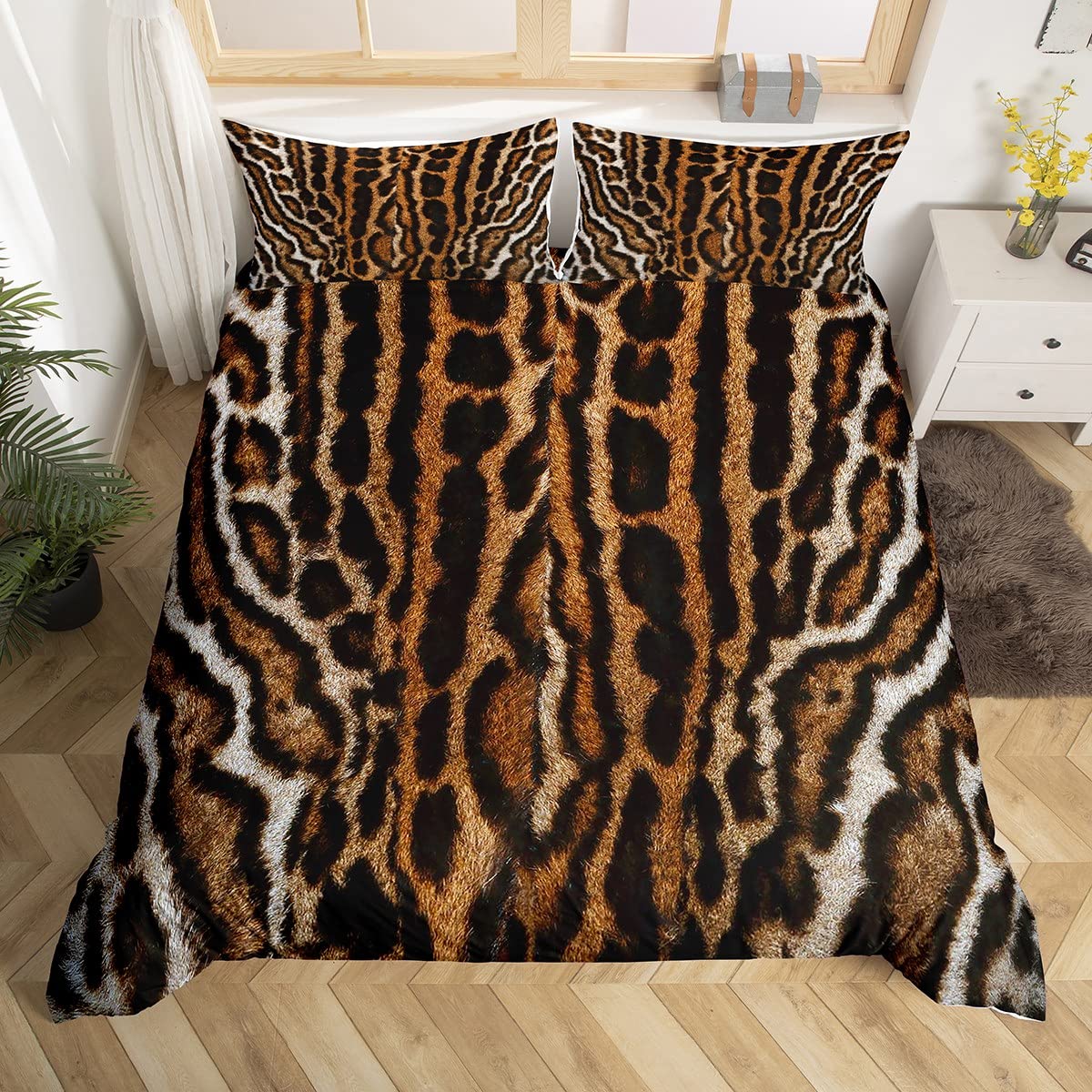 Leopard Print Bedding Set