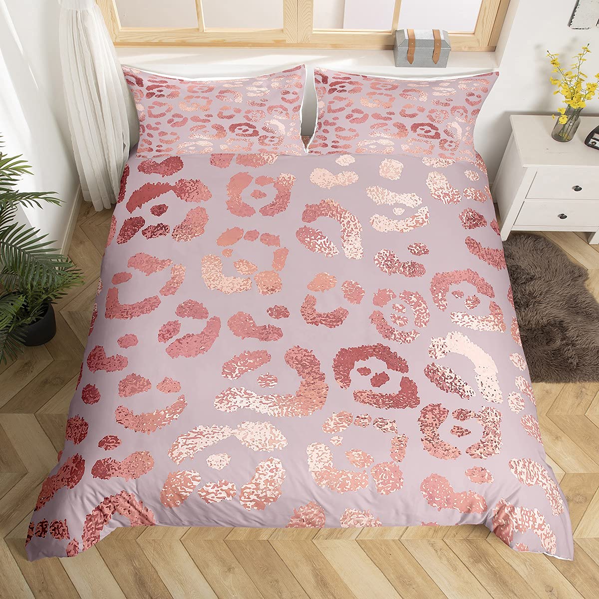 Leopard Print Bedding Set