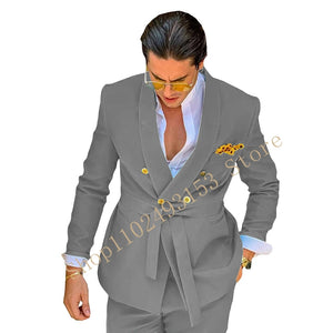 Suit - New Design Green Male Suits