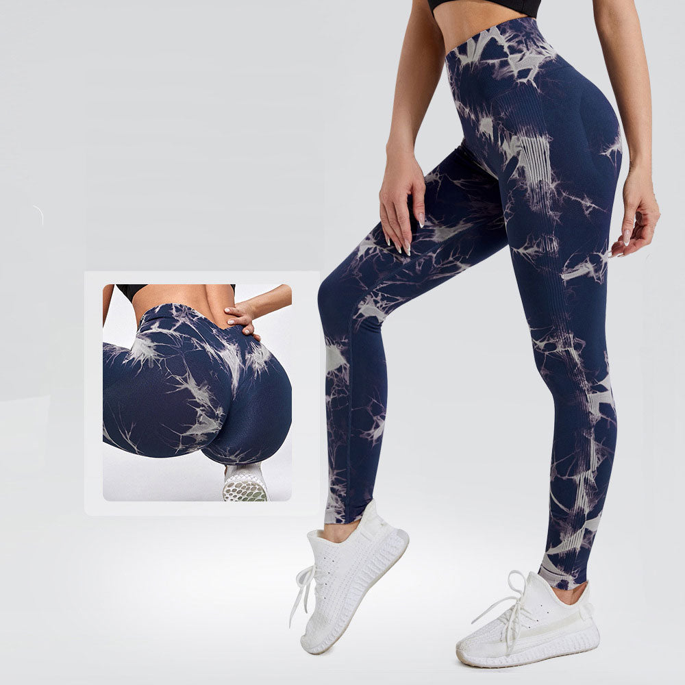 Leggings - Seamless Tie Dye Leggings