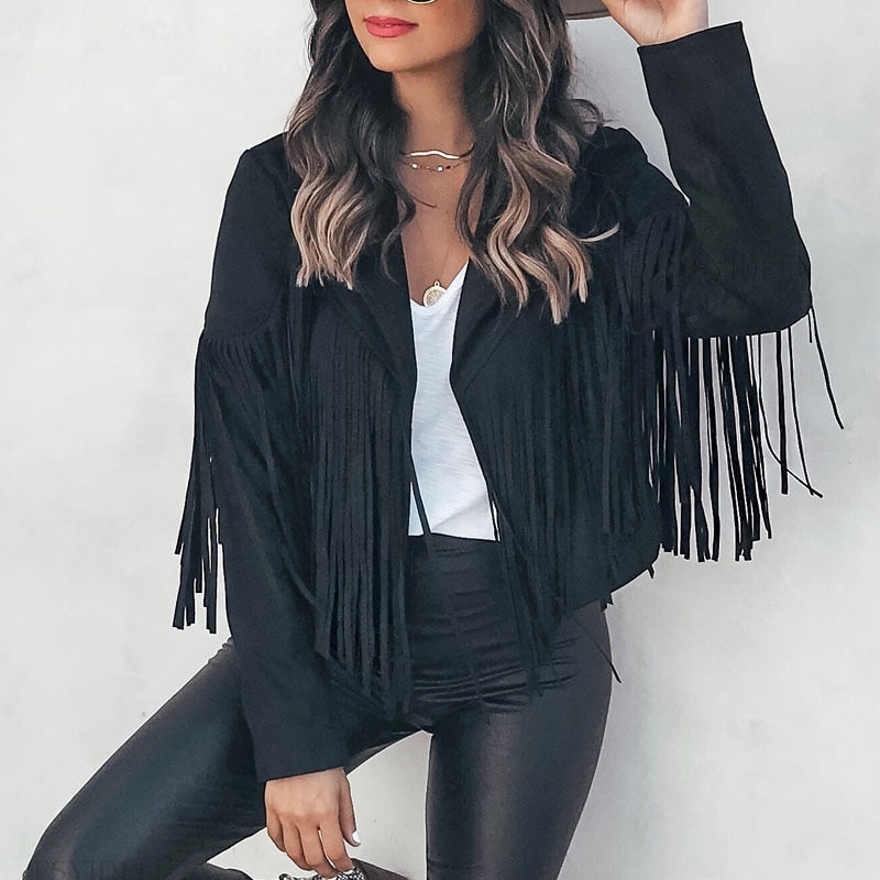 Jacket - Suede  Indie Folk Tassel Jacket