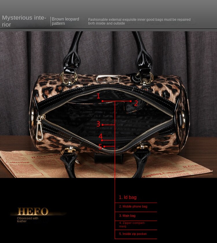 Leopard Print Women Bag