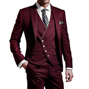 White Wedding Groom Suits