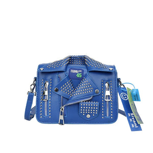 Purse - Rivet Design Jacket Shape Women's Bags