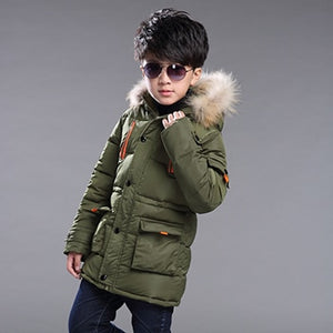 Coat - Big  Boys Hooded Coat