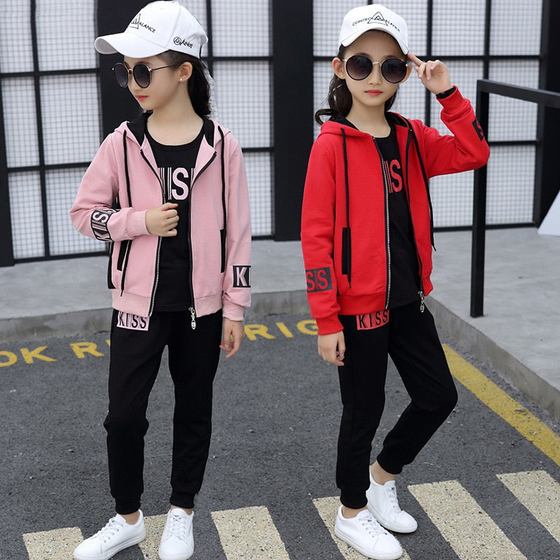 Sweat Suit - Clothing Set For Girls