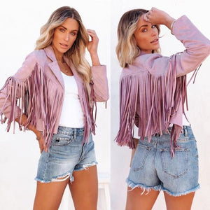 Jacket - Suede  Indie Folk Tassel Jacket