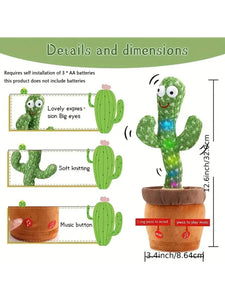 Toys - 1pc-Dancing Talking Cactus