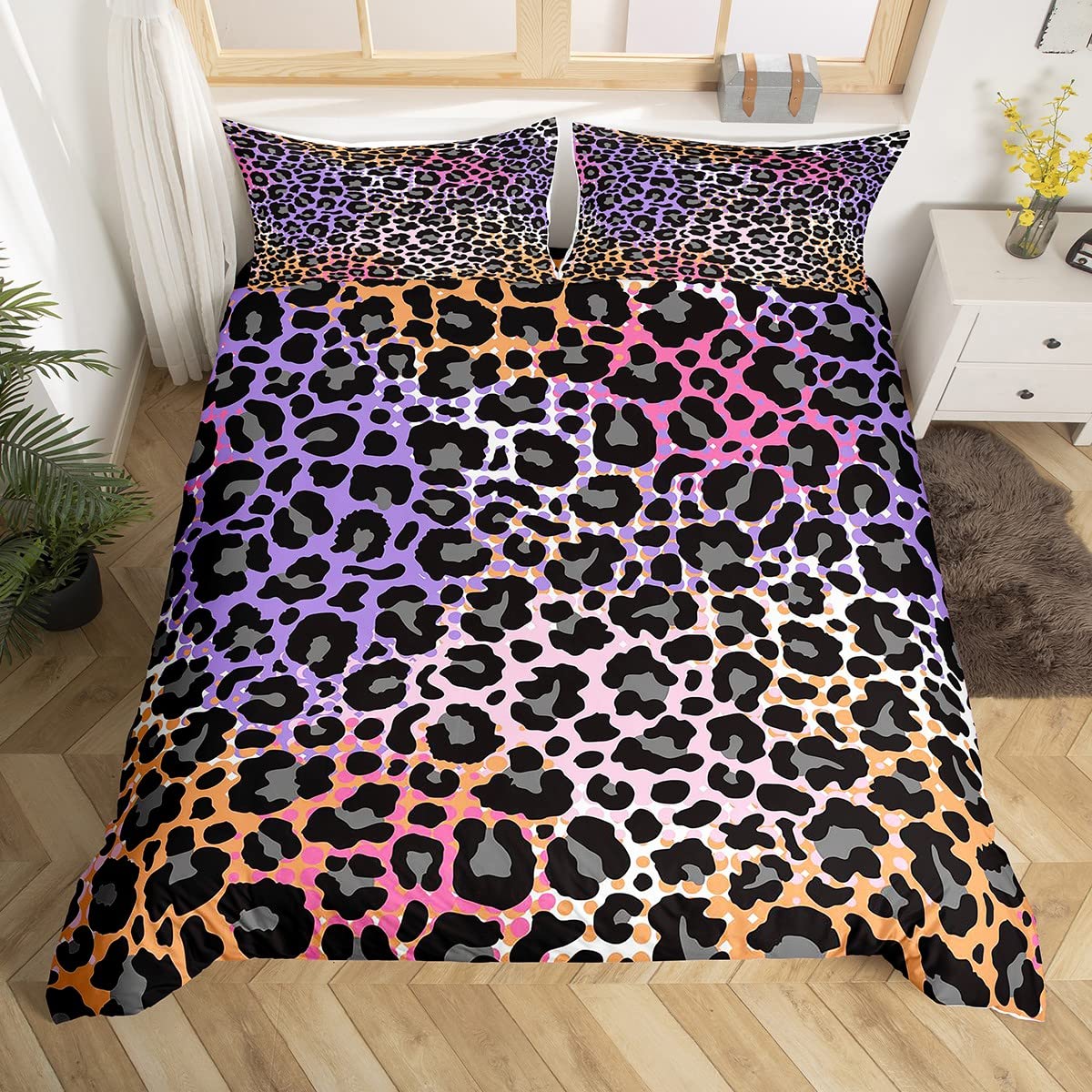 Leopard Print Bedding Set