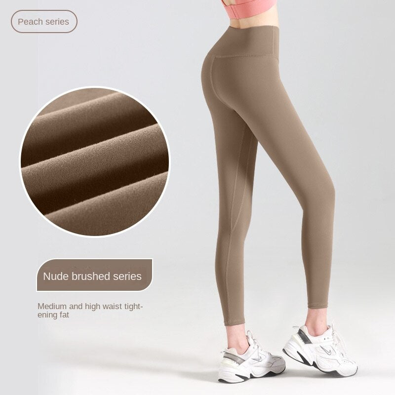 Leggings - Seamless High Waist Hip Lift Workout Gym Leggings