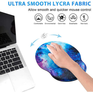 Mouse Pad - Silicone Ergonomic Hand Support Non Slip Gaming Mouse Pad