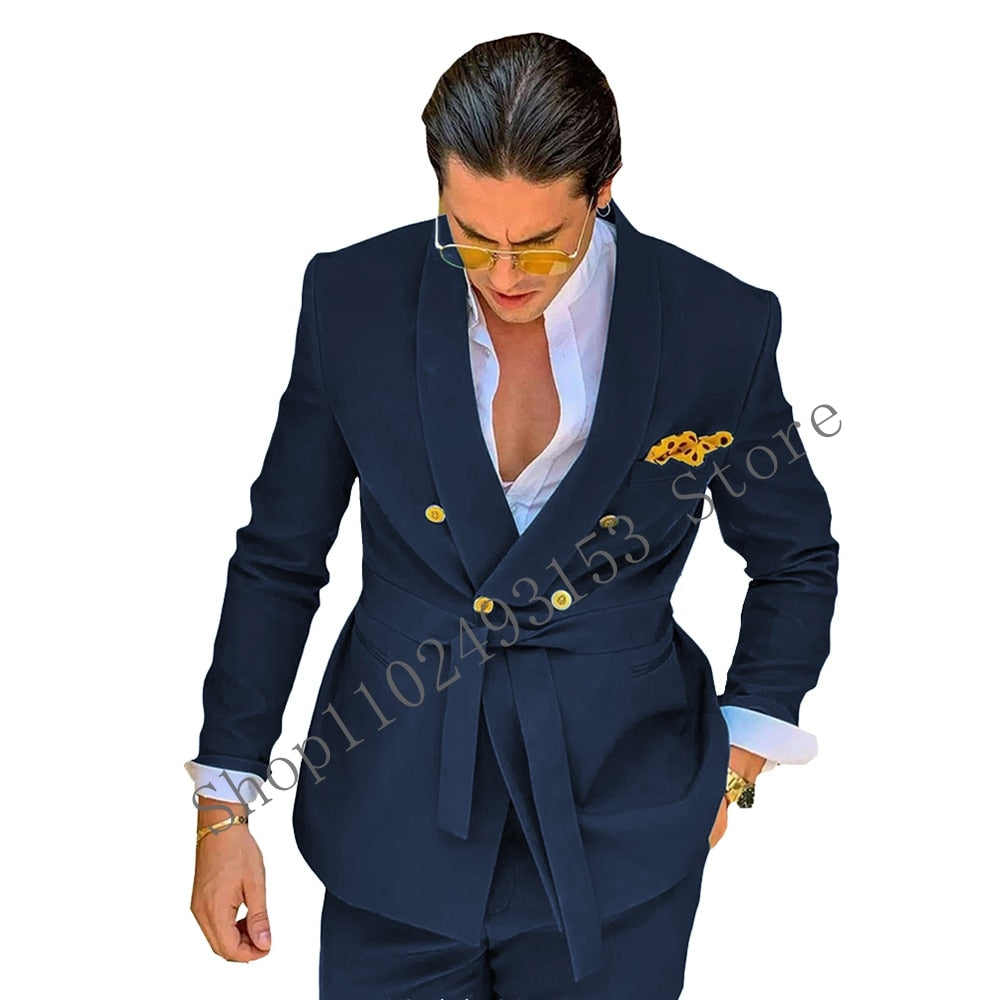 Suit - New Design Green Male Suits