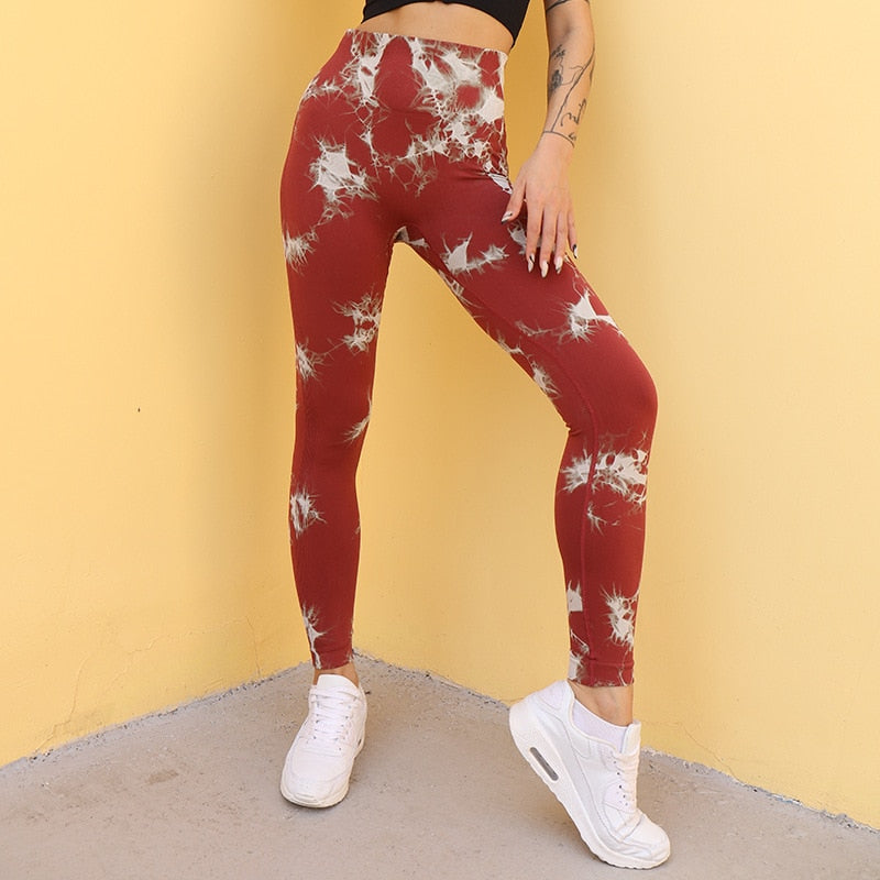 Leggings - Seamless Tie Dye Leggings